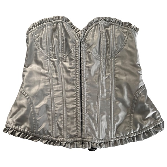 Victoria's Secret Tops - Victoria's Secret Silver Corset sexy little things